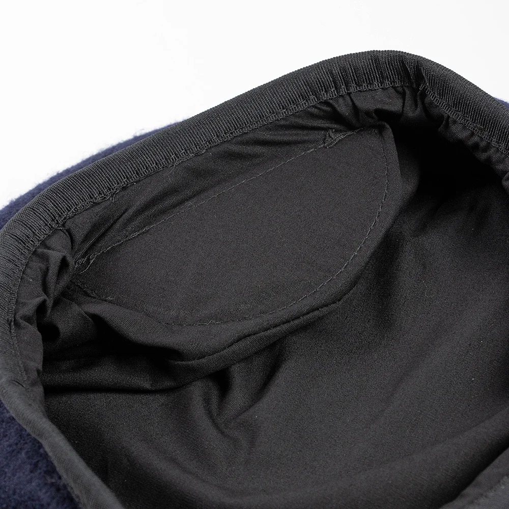 Gorros militares Boina Unisex Boina de lana transpirable Entrenamiento Camp Guard Soldados Boina Gorra con cinta ajustable y boinas con ojales - imagen 5