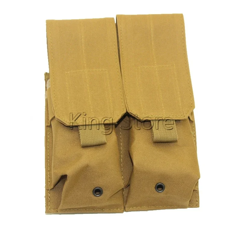 MOLLE doble Rifle revista Mag cartucho bolsa portador caza táctico revistero AR 15 M 4 16 Accesorios - imagen 4