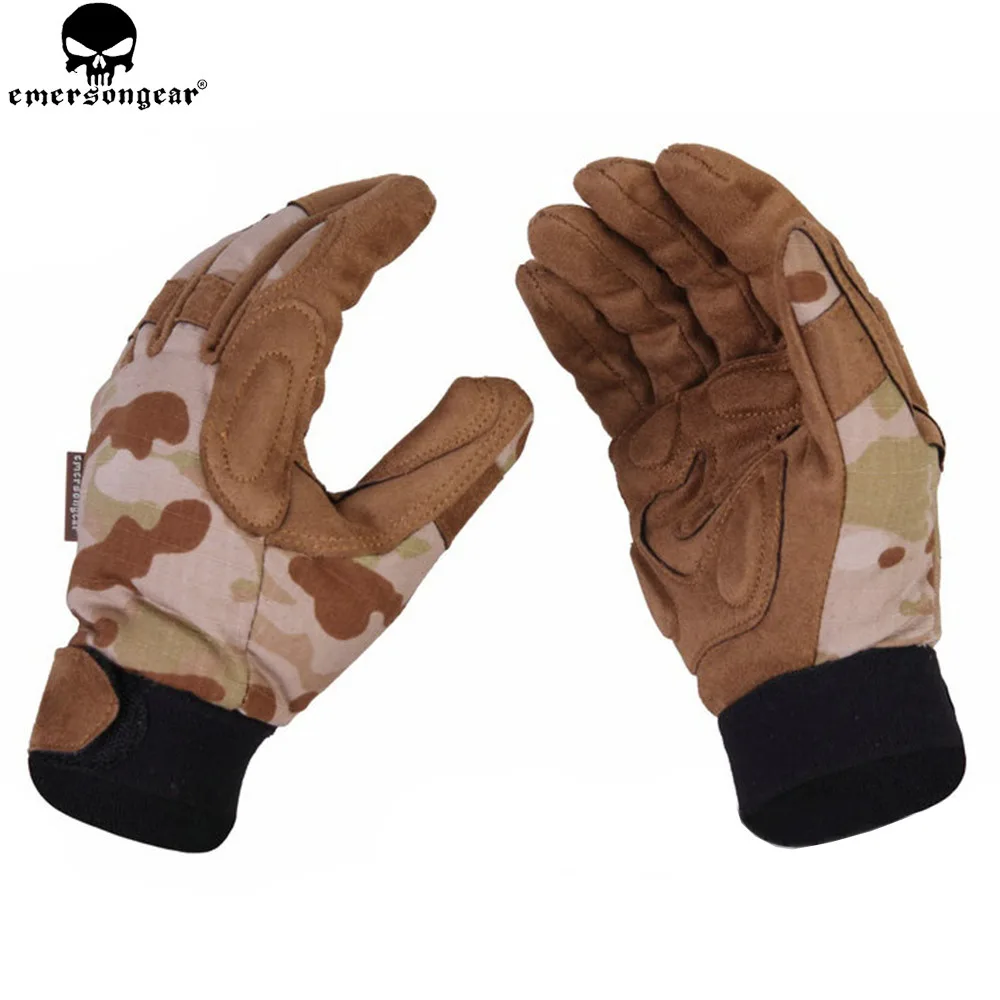EMERSONGEAR guantes tácticos guantes de caza para disparar al aire libre guantes de camuflaje táctico guantes protectores Multi-camo Arid EM8725 - imagen 2