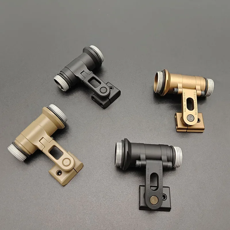 SOTAC CNC SS MAX soporte para casco para M300 M600 SF linterna Scout Light KIJI K1 IR iluminador OPS-CORE casco Picatinny Rail - imagen 3