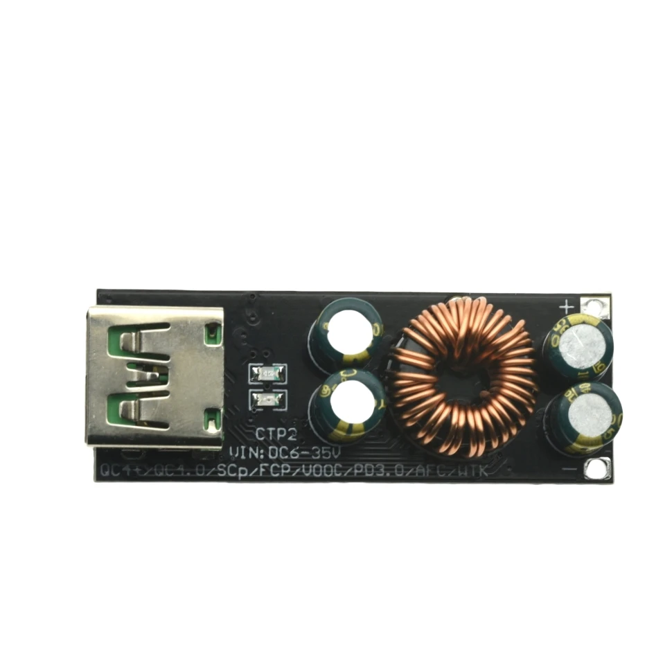 QC4.0 QC3.0 1 2 4 vías USB tipo C adaptador de carga rápida para teléfono móvil 6-35V módulo reductor Buck Boost SW3518/SW3516 para Huawei - imagen 4