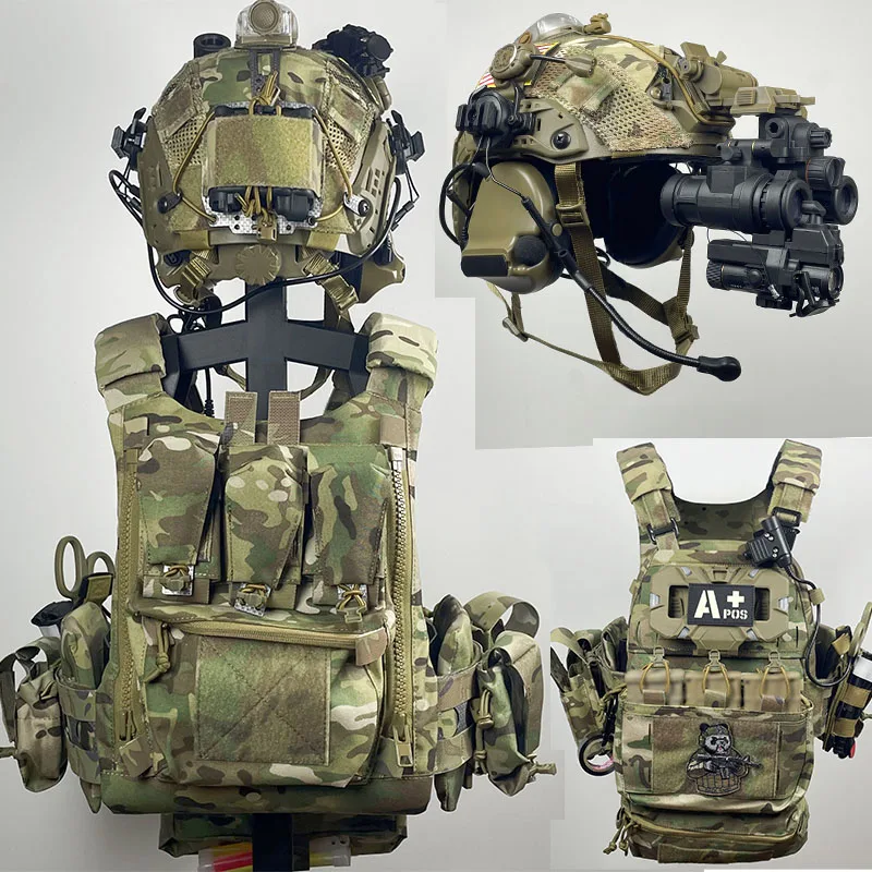 Chaleco táctico antibalas camuflaje exterior para operaciones de campo