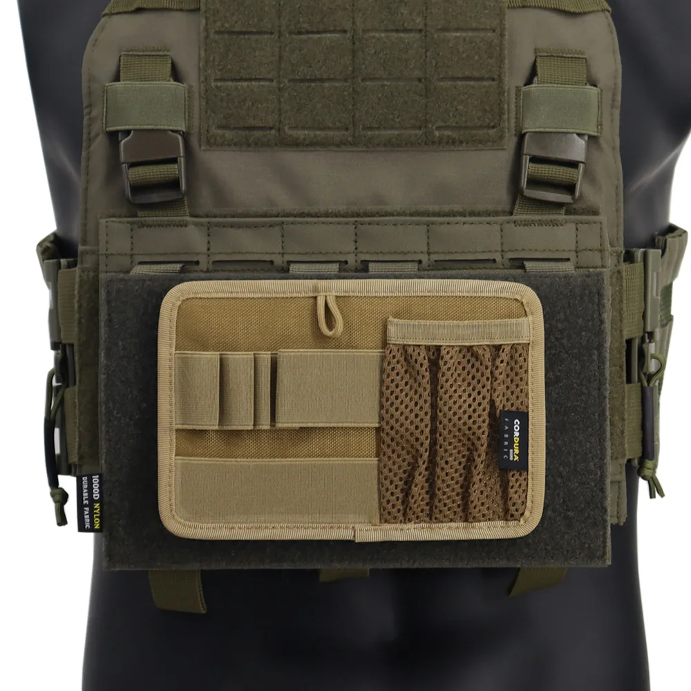 Panel adaptador MOLLE con velcro para chaleco táctico y parches - imagen 3