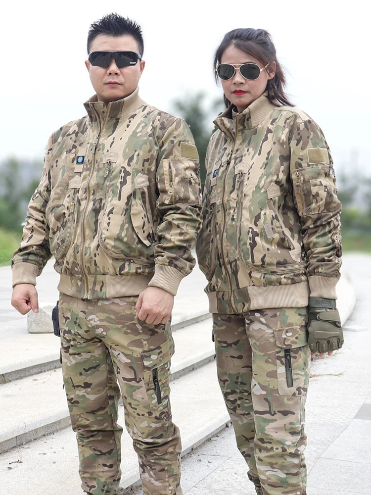 Chaqueta táctica de Aviador MA1 para hombre, abrigo militar, conjunto de uniforme de béisbol, novedad - imagen 2