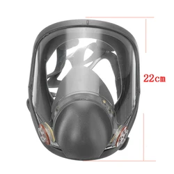 6800 Mascarilla facial completa anti niebla polvo gas para fumigacion