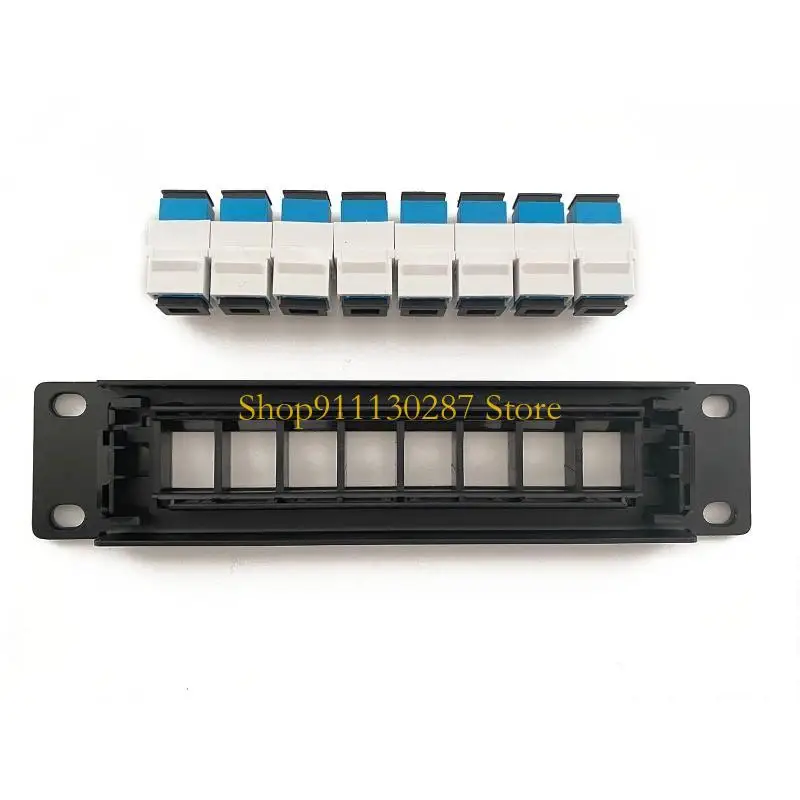 Panel parche óptico 8 puertos J1HC 10 g Listado carcasa plástico - imagen 5