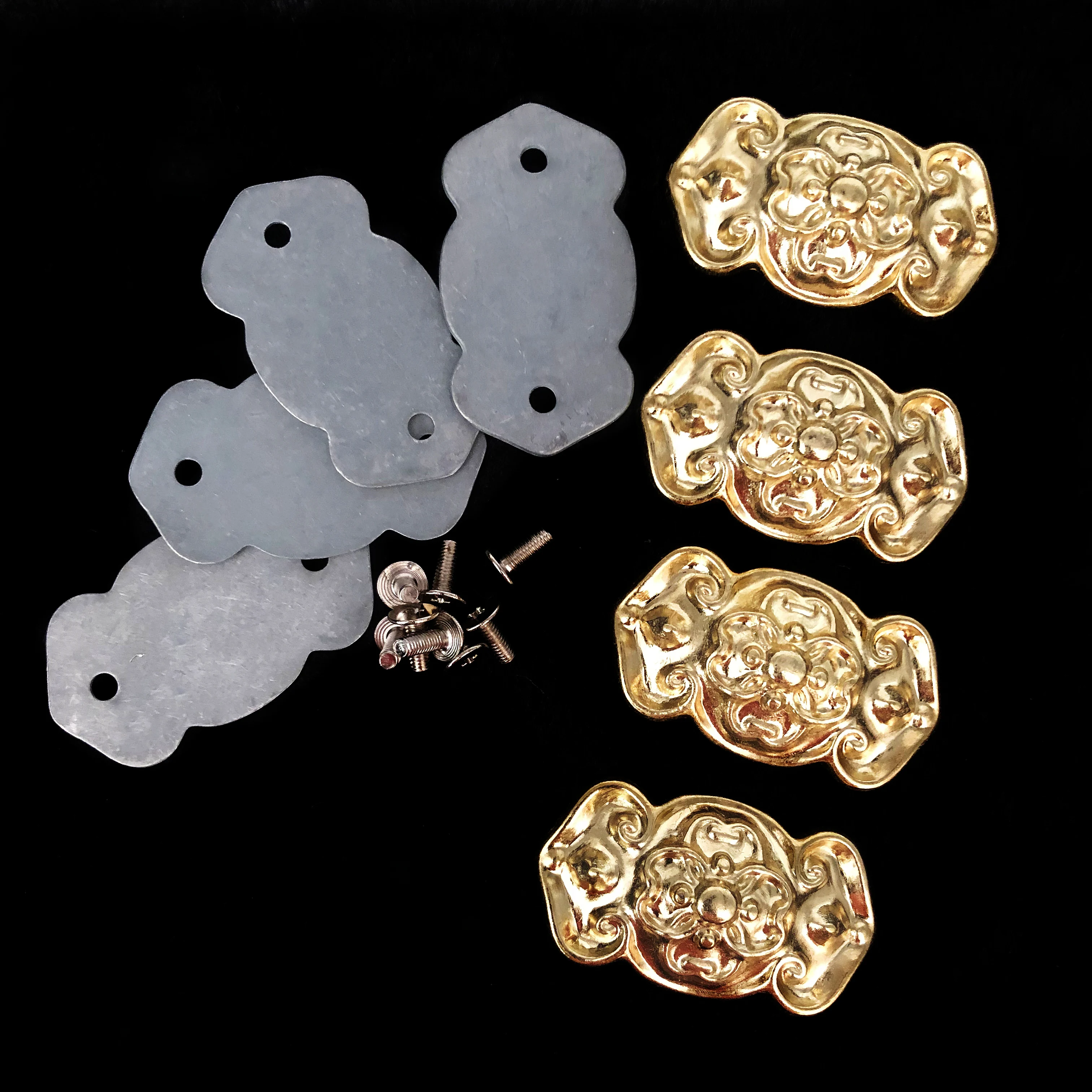 Armadura de cuerpo recto, cierre a presión especial, hebilla emparejada, decoración de armadura, hebilla de tela, accesorios de armadura - imagen 4