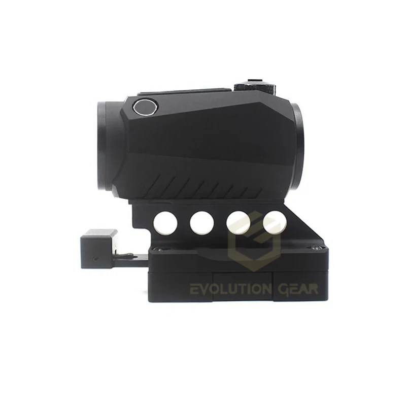 Oprics inferior 1/3 Co-witness QD montaje para MROT02 Red Dot Sight aluminio Red Dot Sight Mount Airsoft caza Wargame Accesorios - imagen 3