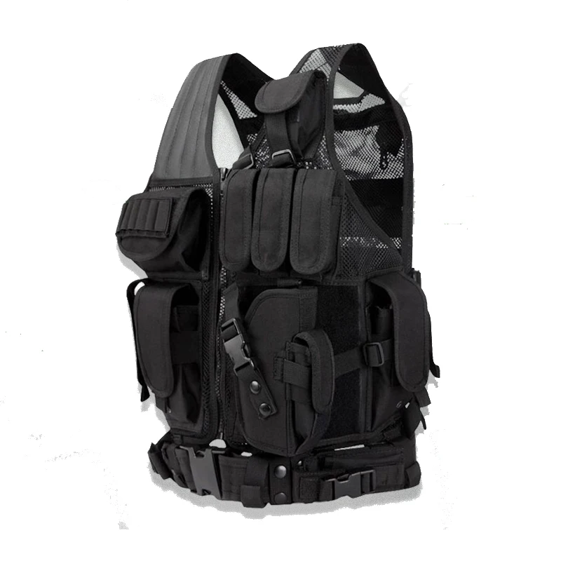 Chaleco armado de equipo militar para hombres, chaleco táctico de caza, armadura protectora de juego de guerra de Airsoft, chaleco Molle, chaleco de asalto - imagen 2