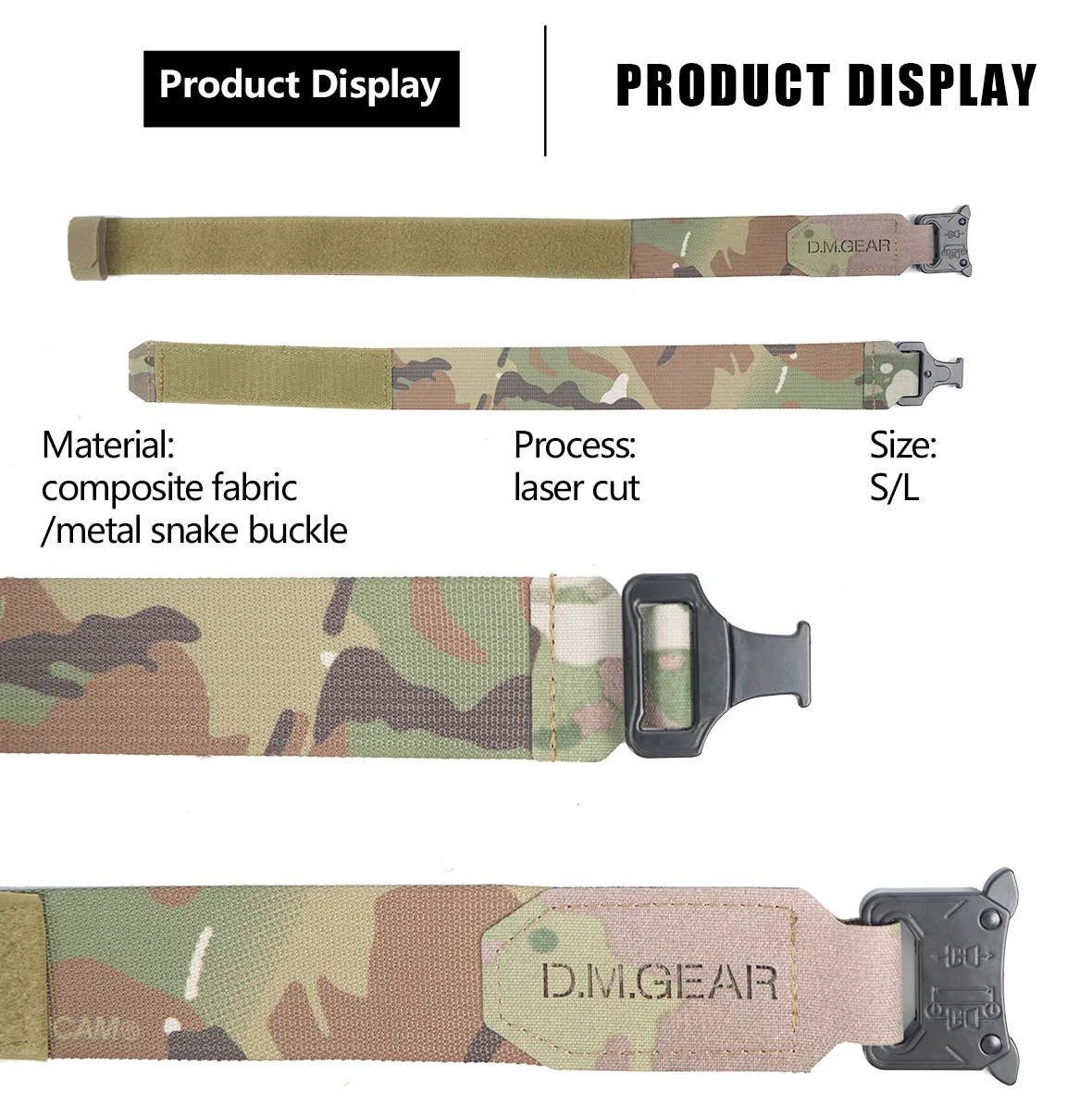 Cinturón Táctico - Detalle de cierre