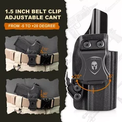 Funda IWB Kydex Sig Sauer P365-XMacro corte óptico – Mano derecha