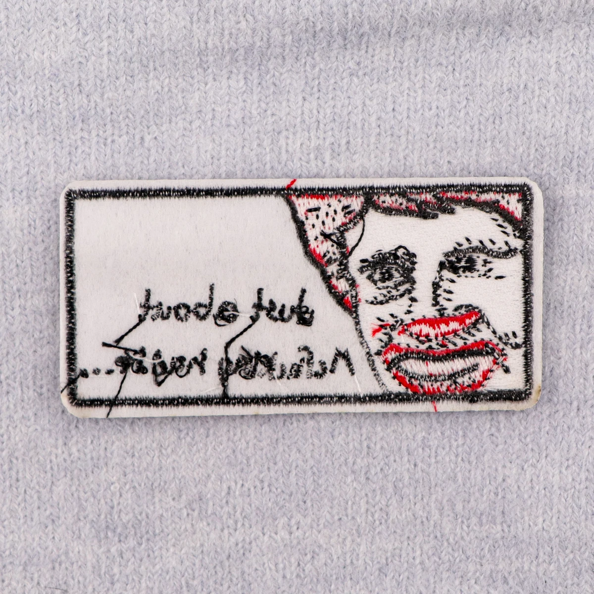 Sólo sobre parches para ropa, divertido payaso, parches bordados para planchar para ropa, accesorio de apliques de rayas DIY - imagen 2