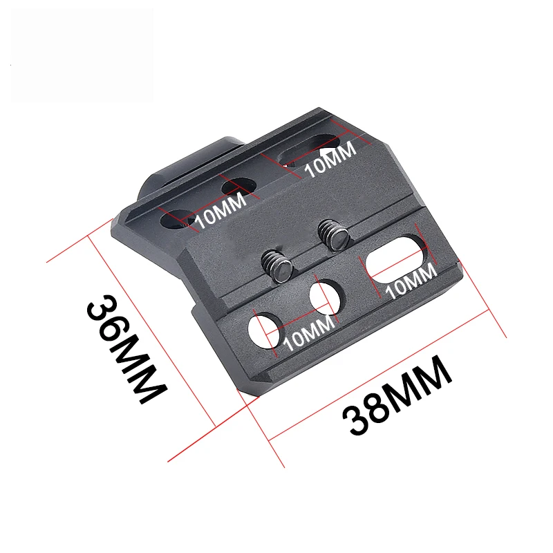 Adaptador de linterna táctica, montaje SF M600 M300, luz de explorador DBAL-A2, luz de arma Airsoft, accesorios de Base UN para riel Picatinny - imagen 4