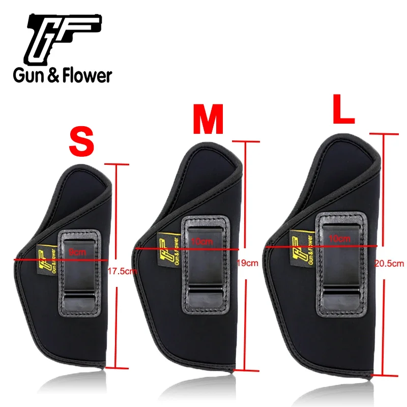 Funda IWB de neopreno universal con clip para cinturón - imagen 4