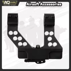 AQzxdc-accesorios tácticos para Airsoft, montaje de alcance de riel lateral AK con anillo Integral de 25,4mm y 30mm, sistema de separación rápida