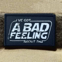 Parche de moral táctico impreso, emblema militar con gancho y bucle