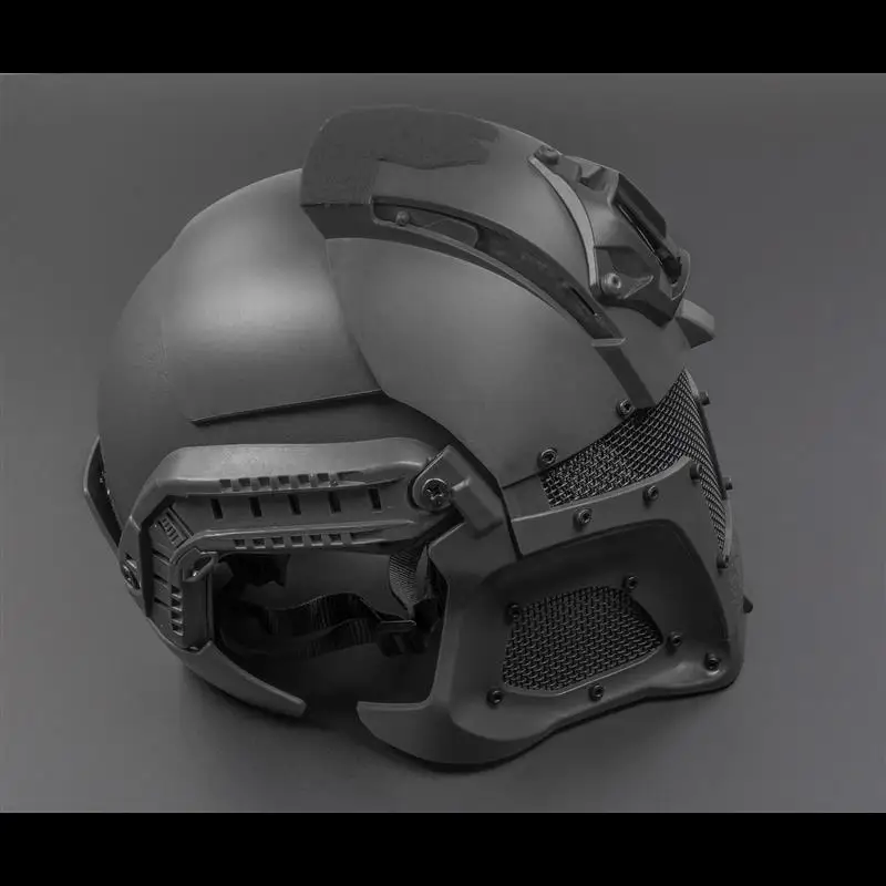 Casco de Airsoft con gafas reemplazables, protección para la cabeza y la cara, casco táctico, casco de guerrero medieval para cosplay - imagen 3