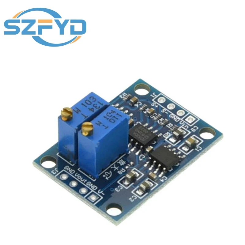 Placa de módulo de instrumentación de señal amplificador de voltaje MV de microvolt AD620 3-12VDC - imagen 4