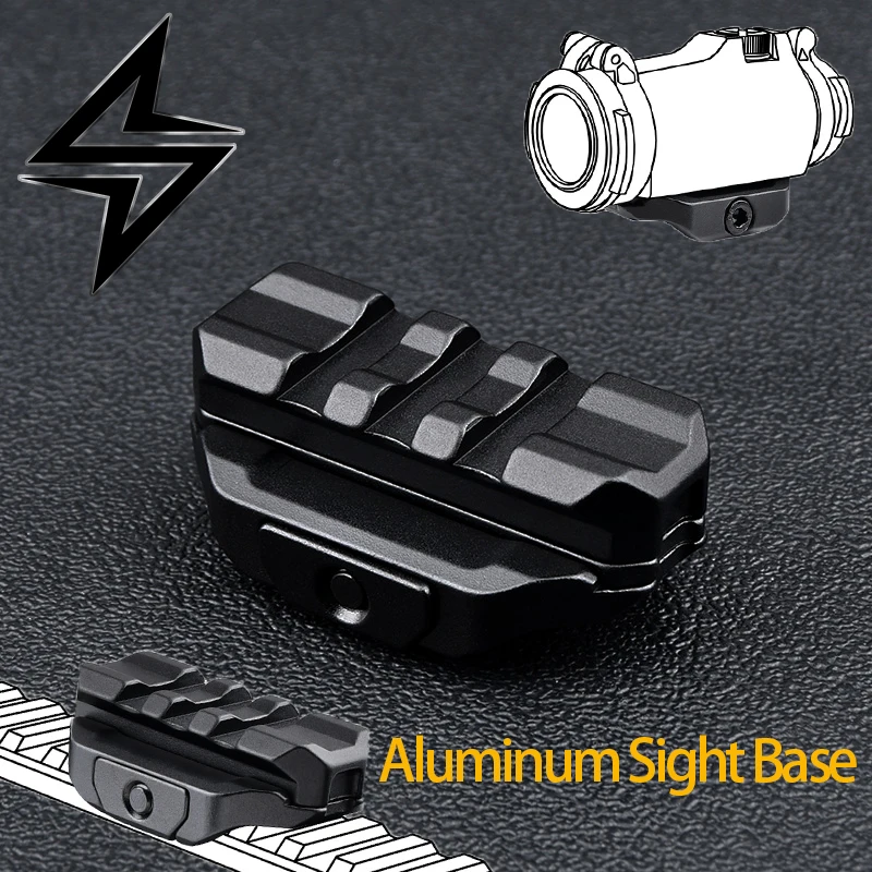 Elevador de mira táctico aluminio – Soporte riel Picatinny Airsoft