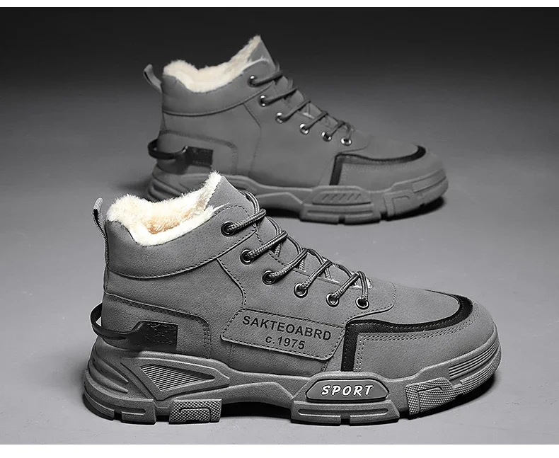 Un par de zapatos grises con plantas blancas y un forro blanco