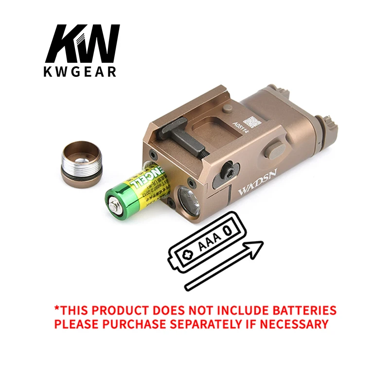 WADSN SF XC1 Surefire Tactical Weapon Scout Light linterna de pistola compacta LED Airsoft usada para GLOCK 17 19 Airsoft Accesorios - imagen 3