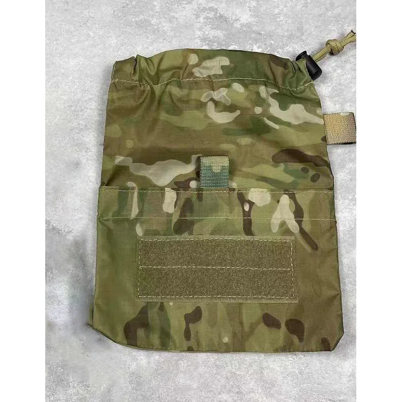 Bolsa impermeable con cordón de camuflaje/bolsa para chaleco (bolsa de utilidad) para senderismo al aire libre, camping - imagen 2