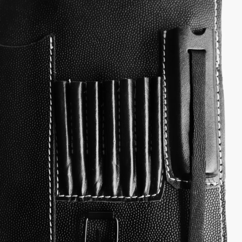 Bolsa de mapa alemán de la Segunda Guerra Mundial, Material de cuero de vaca, Kit de equipo, accesorios, herramientas, combinación de equipo, Kit de equipo alemán Vintage - imagen 4