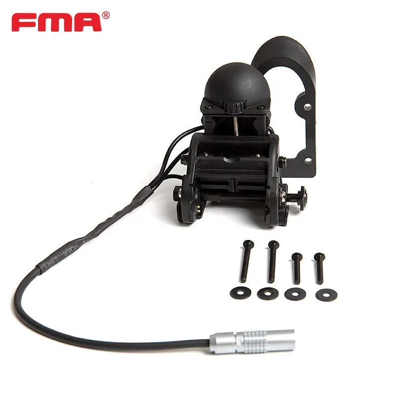 FMA AVS-9 gafas de visión nocturna con soporte para casco, luz verde - imagen 4