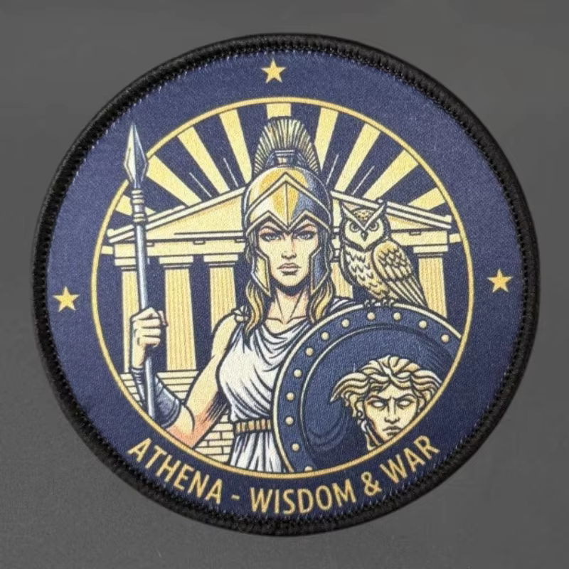 Parche táctico Athena estampado para chaleco MOLLE con velcro - imagen 5