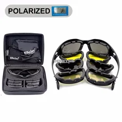 Gafas tácticas polarizadas 4 lentes intercambiables UV