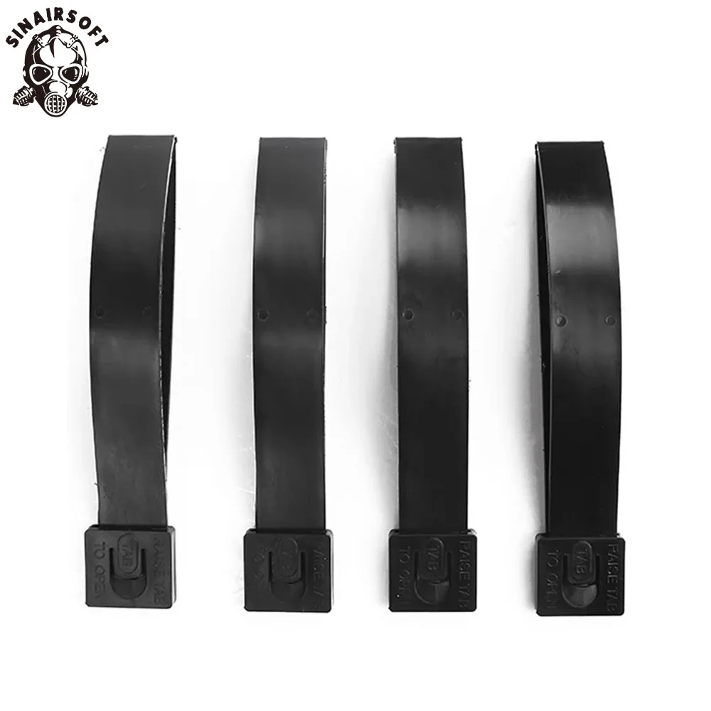 Correa de Clip de metal de 5 pulgadas de largo, accesorio de correa de sistema molle-lok Tek, Universal, Kydex, funda de cuchillo, 4 Uds.