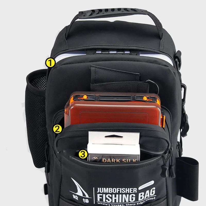 Bolsa táctica para hombre, mochila tipo mensajero Molle, deportes al aire libre, viajes, senderismo, Camping, pesca, mochila impermeable para montañismo - imagen 4