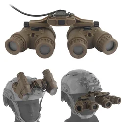 Gafas tácticas GPNVG 18 de visión nocturna, modelo simulado abatible NVG FAST Airsoft, adaptador de montaje para casco, Kit de soporte L4G24, equipo de juego CS