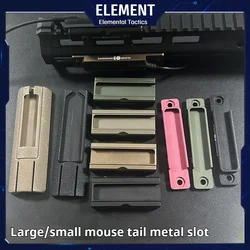 Base montaje táctica LCS metálica para linterna SF con ranura MLOK