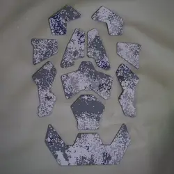 Casco táctico camuflaje cinco hojas antiinfrarrojos