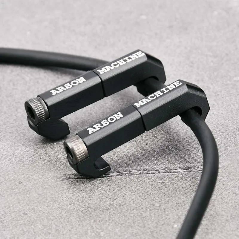 Sistema Táctico de guía de alambre de Metal, cubierta de riel Picatinny de 20mm para PEQ DBAL-A2 M600, interruptor de linterna, Clip de Cable, cola fija, 2 unids/set - imagen 2