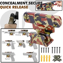 Soporte Magnético para Pistola para Auto y Camioneta, Porta Pistola para Pistola, Escopeta y Revólver, con Protección de Gatillo, Ocultable en Cajas Fuertes