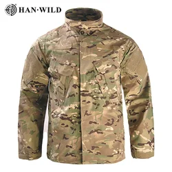 Chaqueta camuflaje táctica para hombre – uso al aire libre, caza
