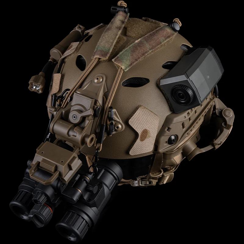 Cordón táctico NVG V4, casco con cierre mágico para Pvs7 Pvs14 Pvs31, dispositivos de visión nocturna montados en casco, cuerda fija antipérdida