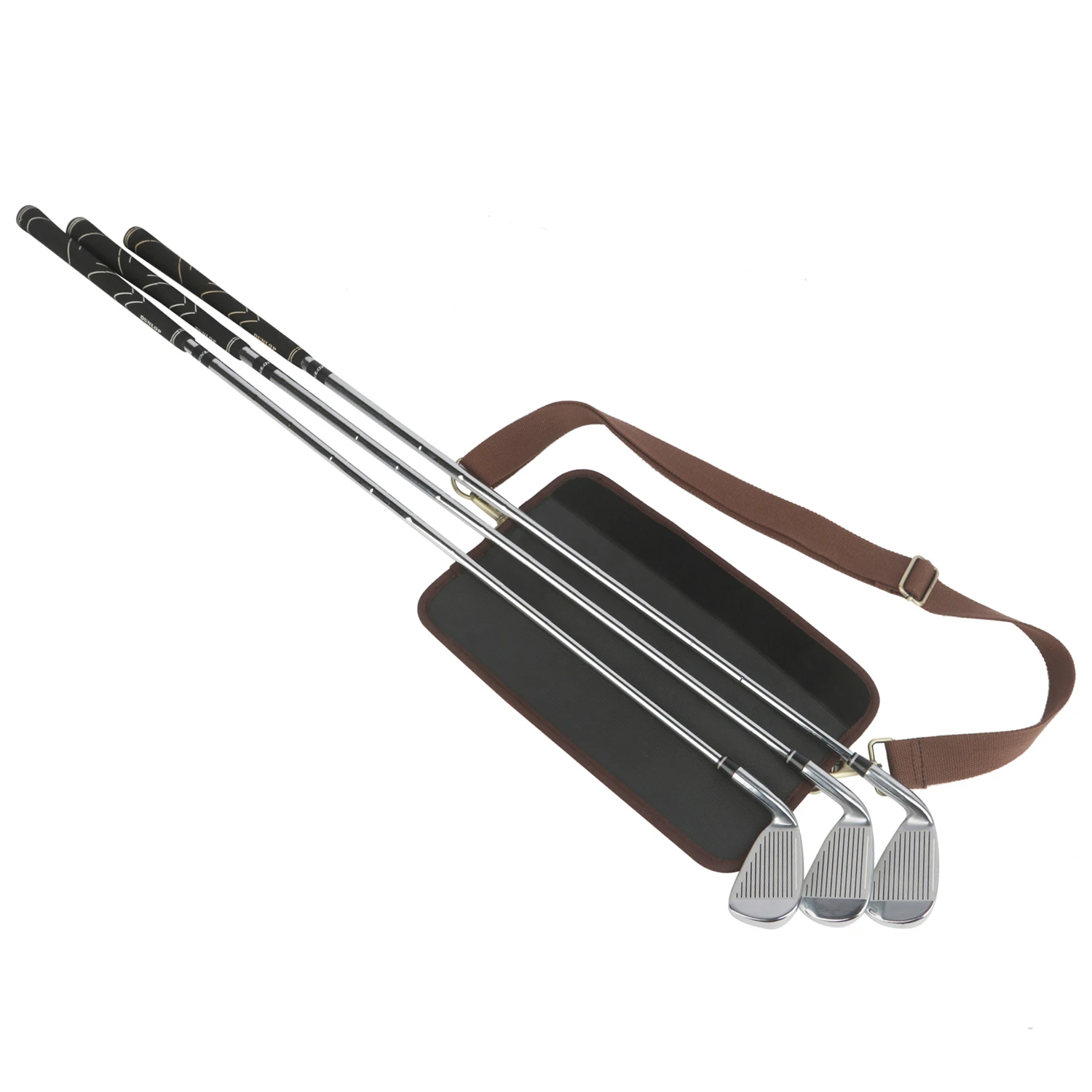 Bolsa de palos de golf acolchada Tourbon de lona y cuero - imagen 5