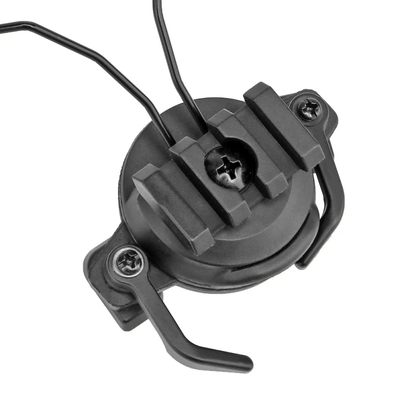 Adaptador de riel para auriculares tácticos, soportes para auriculares, soporte de montaje para casco de 19-21mm, soporte para orejeras militares Airsoft - imagen 2