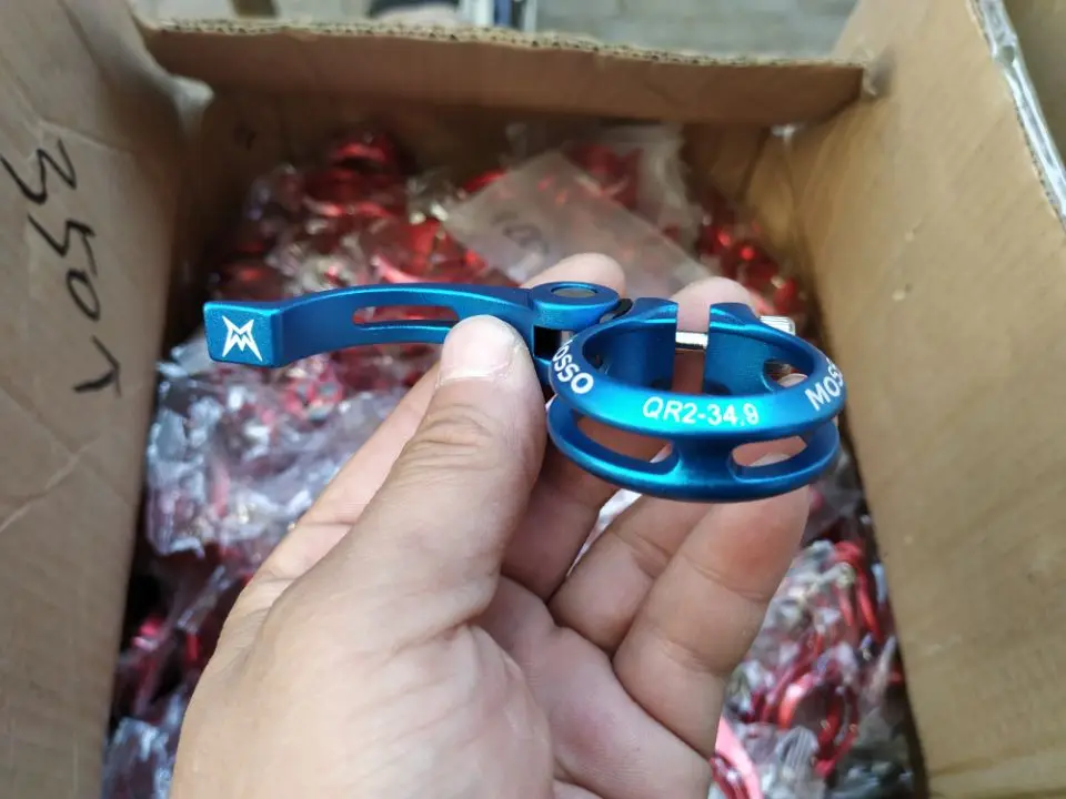 Abrazadera de tubo de asiento ahuecada de ánodo de aleación de aluminio 34,9/35, paquete de tubo de asiento de barra de bicicleta de carretera y montaña - imagen 2