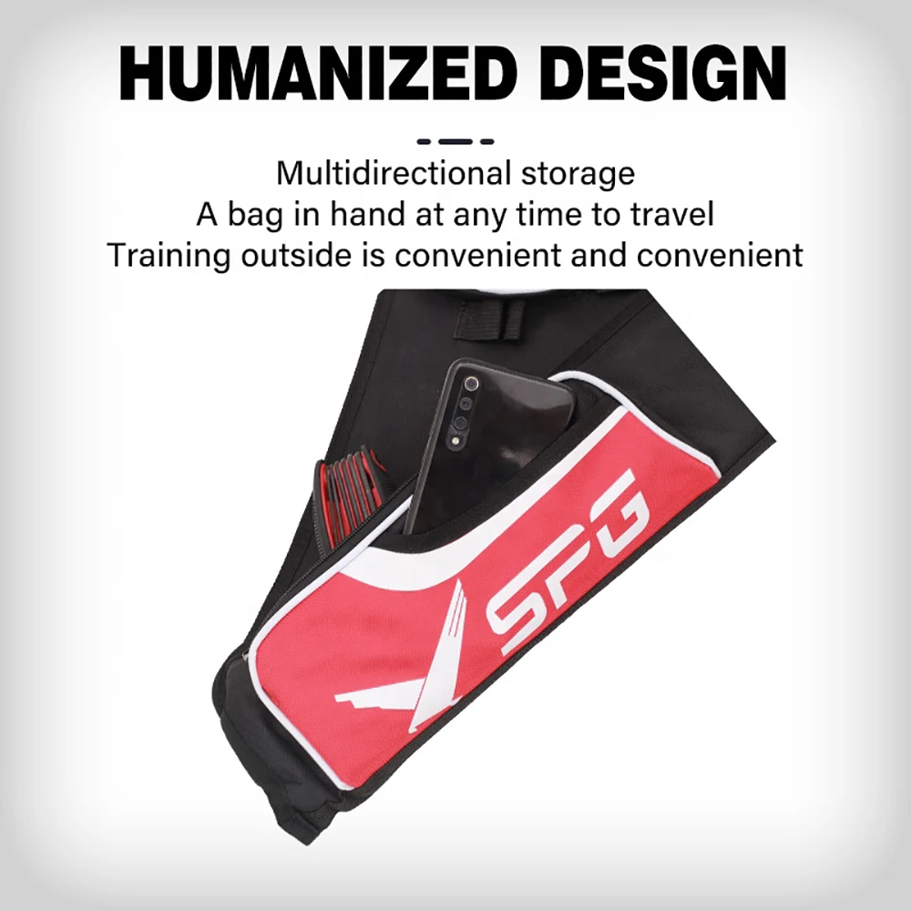 Aljaba de 3 tubos, cinturón ajustable, aljaba trasera, bolsa de flecha, soporte de flecha para arco recurvo y compuesto, caza y tiro, bolsa de 46cm - imagen 3