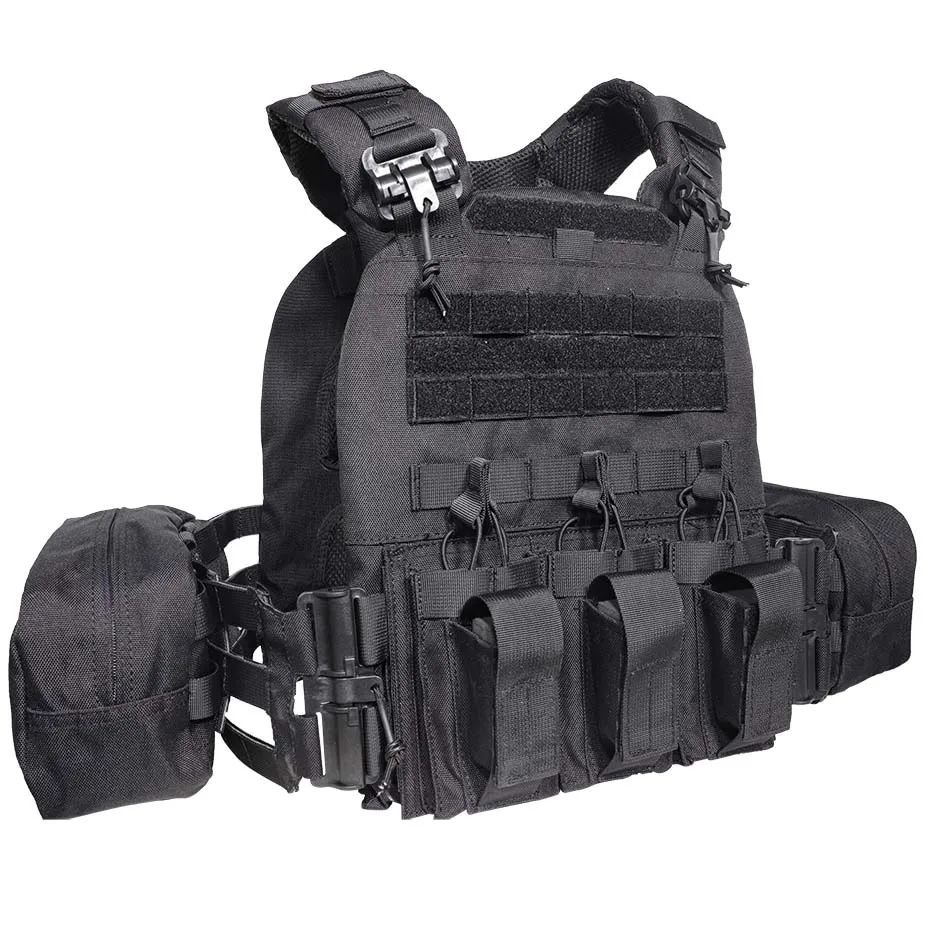 Chaleco táctico militar de liberación rápida, bolsa Universal para revistas, Protección deportiva, caza, juegos de guerra al aire libre, nuevo - imagen 5