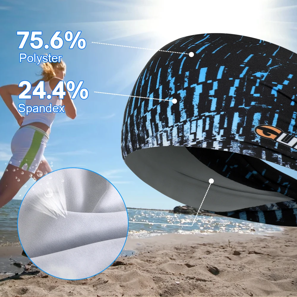 Diadema deportiva de bádminton para hombre, banda para el pelo para tenis, correr, trotar, gimnasio, absorbe el sudor, de secado rápido, banda para la frente - imagen 5