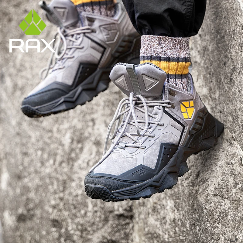 Rax-zapatos de senderismo impermeables para hombre, botas de escalada al aire libre, Camping, caza, Trekking, zapatillas tácticas, Wakling, deporte, todoterreno - imagen 5
