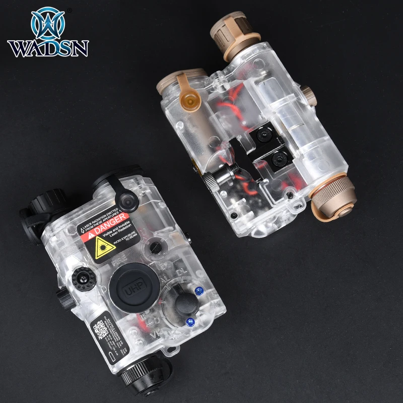 Indicador láser de Peq-15/la-5C táctico para exteriores, caja de láser Ir transparente, rojo/verde/azul - imagen 5