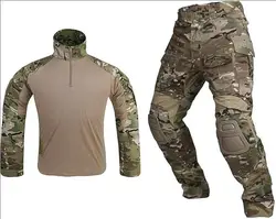 Emersongear-Conjunto de uniforme de combate táctico G3, trajes de entrenamiento Gen3, camisas, pantalones, Tops, pantalones Cargo de servicio, uniforme Airsoft de caza Gen3
