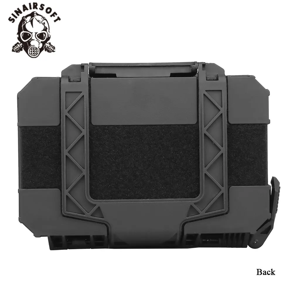 Caja de almacenamiento táctica con doble forro de esponja, resistente al agua, a prueba de golpes, MOLLE, organizador de teléfono y batería para accesorios de caza - imagen 5