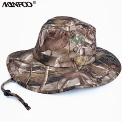 Alta calidad protección solar árbol Camo caza pesca Bonnie gorras deportes al aire libre escalada observación de aves sombrero de fotografía de jungla